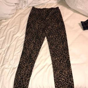 ASOS leopard skinny pants